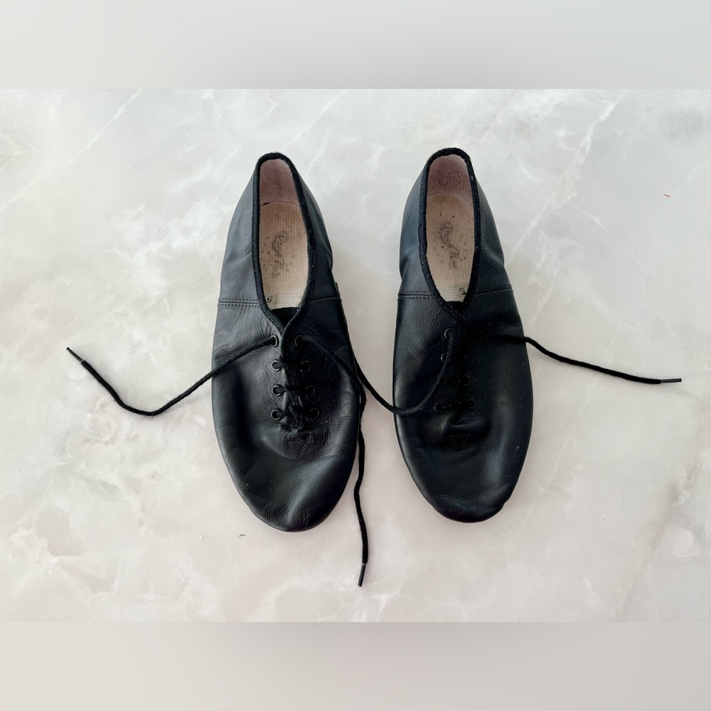 Dance Now Lace Up Jazz Shoe Dancewear Black Size 5
